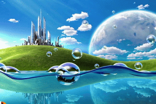 Frutiger Aero Background